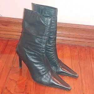 Bronx Pointed Toe Stilletto Heel Booties